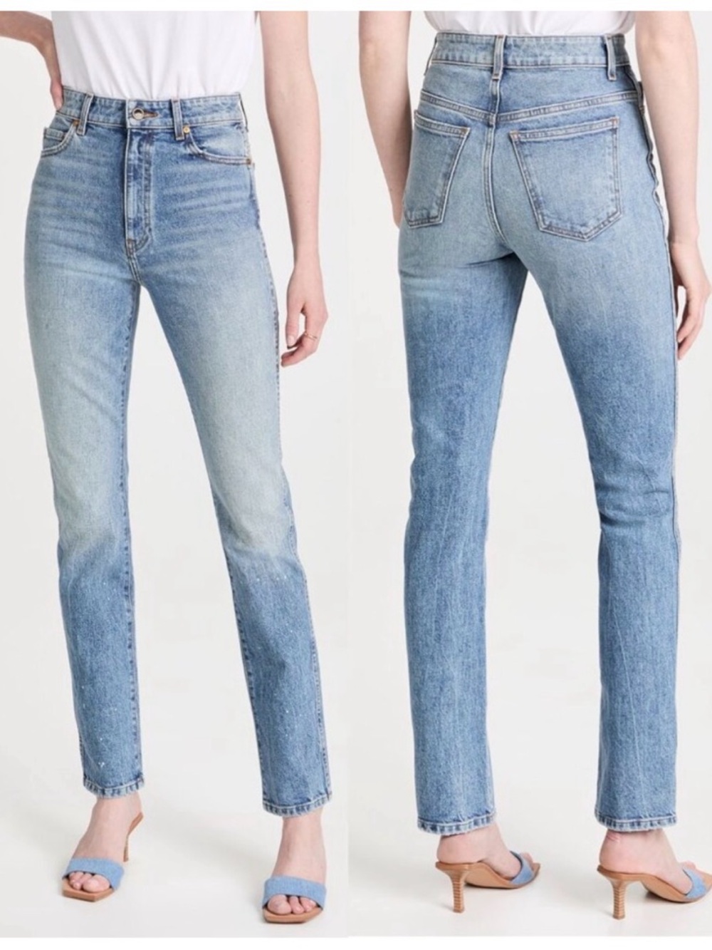 Khaite Daria Jeans Janesville Stretch Size 24 NWT